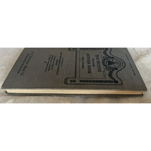 The Second Concord Anthem Book No. 1200 Sheet Music Davidson and Foote Vintage - Picture 8 of 8